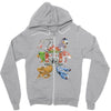 hidden temple Zipper Hoodie