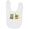 totoro &amp; pikachu onesie Baby Bibs