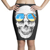skull holiday Pencil Skirts