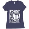 crossfit, straight outta Ladies Fitted T-Shirt
