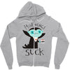 morning suck Zipper Hoodie