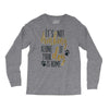 IT'S NOT DRINKING ALONE IF YOUR DOG IS HOME Long Sleeve Shirts