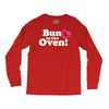 Bun in the Oven with Heart Baby Girl Long Sleeve Shirts