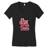S red Women's V-Neck T-Shirt