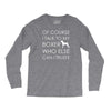 i talk to my boxer! Long Sleeve Shirts