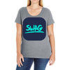swag blu Ladies Curvy T-Shirt