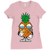 pineapple summer Ladies Fitted T-Shirt