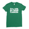 full time boxer cuddler Ladies Fitted T-Shirt