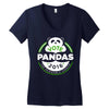 vote pandas Women's V-Neck T-Shirt