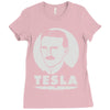 nikola tesla (2) Ladies Fitted T-Shirt