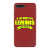 if life gives you lemons, add vodka t shirt iPhone 7 Plus Case