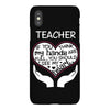 heart of a teacher. if you think my hands are full, you should see my iPhoneX Case