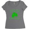 kiss me i't my birthday pi Women's Triblend Scoop T-shirt