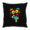 muck mouth Throw Pillow