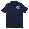 hope love cure stomach cancer awareness Men's Polo Shirt