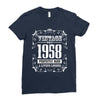 vintage made in 1958 perfectly aged a living legend Ladies Fitted T-Shirt