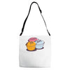 treat yo self Adjustable Strap Totes