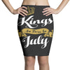 kings are born in july Pencil Skirts