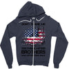 Veteran Don't Thank Me Thank My Brothers Who Never Came Back Zipper Hoodie
