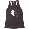 shadow puppet rabbit Racerback Tank
