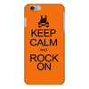 keep calm and rock on mens black t shirt rock music new iPhone 6/6s Plus Case