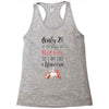 red head unicorn Racerback Tank