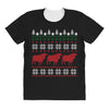 cow christmas All Over Women's T-shirt