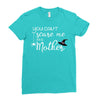 you can't scare me i'm a mother Ladies Fitted T-Shirt