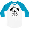 cute dog 3/4 Sleeve Shirt