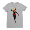 captain marvel Ladies Fitted T-Shirt