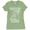 come to the dark side we have cookies funny Ladies Fitted T-Shirt