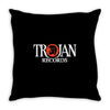 trojan records label Throw Pillow