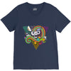 candy skull V-Neck Tee