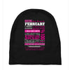 quens are born in february Baby Beanies