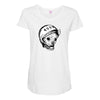 Astronaut Dog Maternity Scoop Neck T-shirt