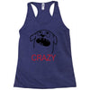 crazy (2) Racerback Tank