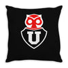 universidad de futbol Throw Pillow