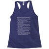 rules for dating my son Racerback Tank