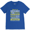 Legends Are Born In March V-Neck Tee