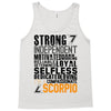 Strong Independent Motivated Scorpio Tank Top