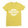 fake news Ladies Fitted T-Shirt