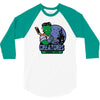 spooky city creatures   hockey team 3/4 Sleeve Shirt