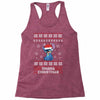 ohana christmas stitch Racerback Tank