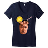 Kim Jong Un Ice T Women's V-Neck T-Shirt