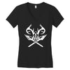 demon Women's V-Neck T-Shirt