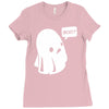 halloween boo Ladies Fitted T-Shirt
