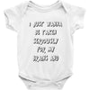 brains and stuff girls Baby Onesie