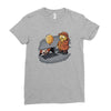we all float Ladies Fitted T-Shirt