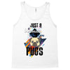 who loves pugs Tank Top