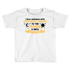 I Love Someone With Childhood Cancer To The Moon And Back To Infinity Toddler T-shirt